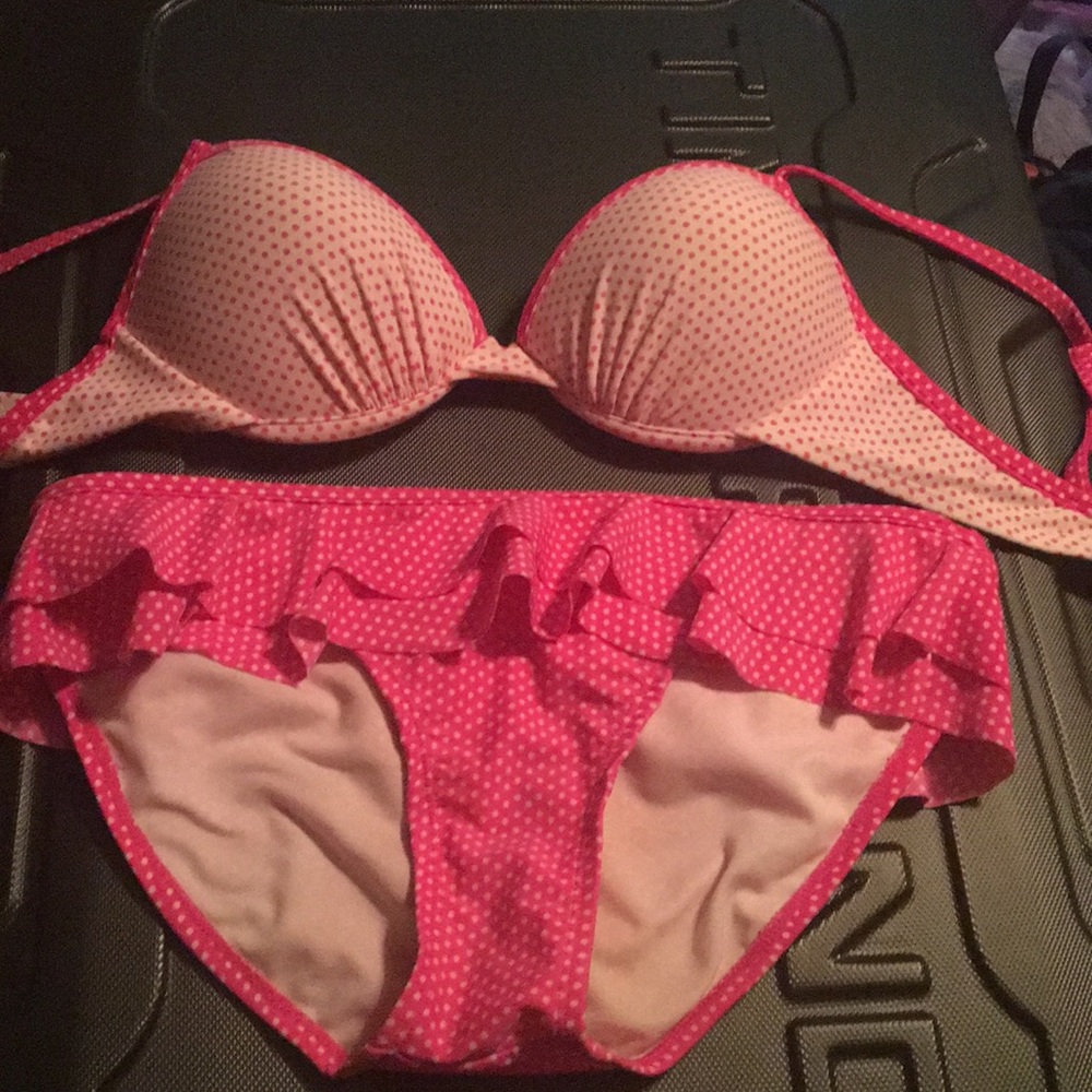 Pink & White Polka Dot Bikini from Target